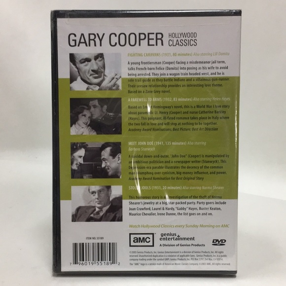 Sealed “Gary Cooper Classics” 4 Movies/2 DVDs - Picture 6 of 9